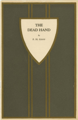 Cleveland Foundation 1921 The Dead Hand