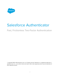 Salesforce Authenticator