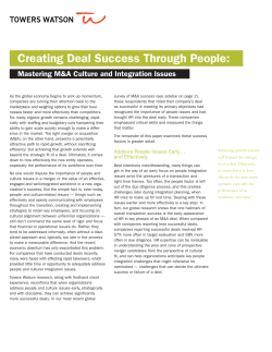 Creating Deal Success Through People
