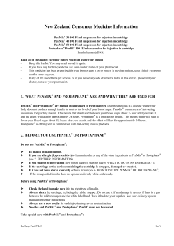 Penmix 30 Penfill, Suspension for injection