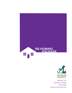 Information About Re -Homing