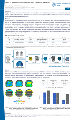 Spatial Fit Ceramic Restorations