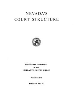 Nevada`s Court Structure