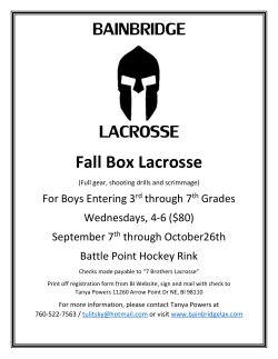 Youth Fall Ball - Bainbridge