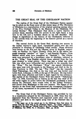 the great seal of the chickasaw nation