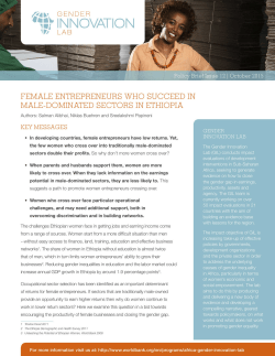 female entrepreneurs who succeed in male