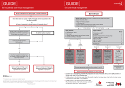 Algorithm 4: A Guide to Sore Throat Management