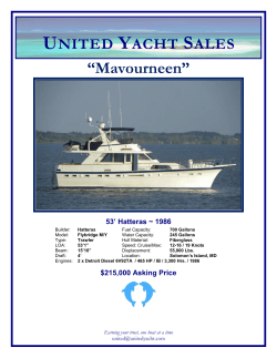 UNITED YACHT SALES &ldquo;Mavourneen&rdquo; 53