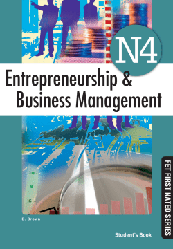 Entrepreneurship and Business Management N4