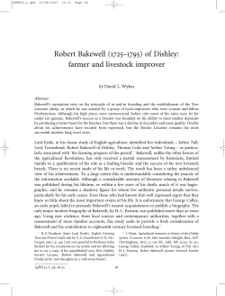 Robert Bakewell (1725&ndash;1795) of Dishley
