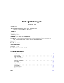 Package `Rsurrogate`