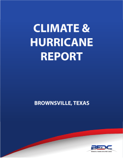 Hurricane Report - Brownsville Economic Development Council