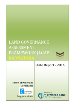 land governance - World Bank Group