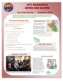 city manager`s notes and quotes