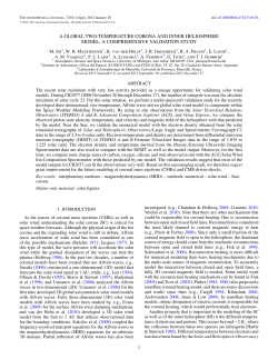 a global two-temperature corona and inner heliosphere model