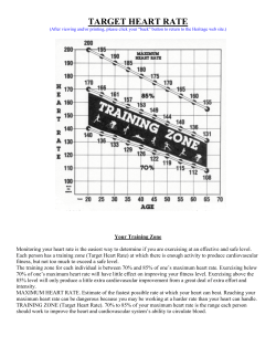 TARGET HEART RATE