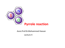 Pyrrole reaction