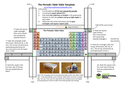 Periodic Table Table - Liacos Educational Media