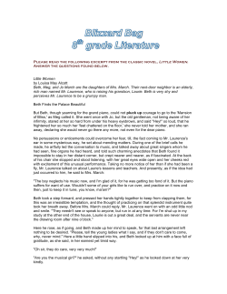 Please read the following excerpt from the classic novel, Little