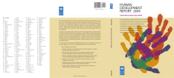 Human Development Report 2004