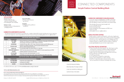Position Control - Connected Components Building Blocks