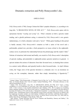 Amelia Dale Dramatic Extraction and Polly Honeycombe