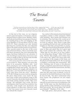 The Brutal Taunts - Biblecourses.com