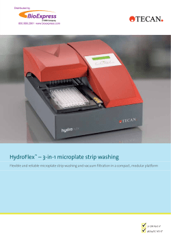 HydroFlex&trade; &ndash; 3-in-1 microplate strip washing