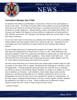 May - Albany Yacht Club