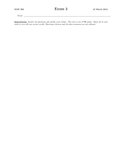 Practice exam 2 solutions