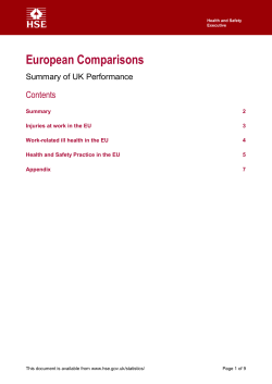 European Comparisons
