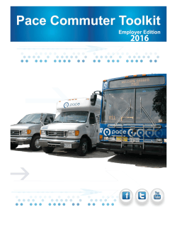 Pace Commuter Toolkit