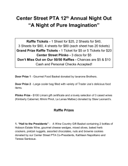 Center Street PTA 12​th​ Annual Night Out &ldquo;A Night of