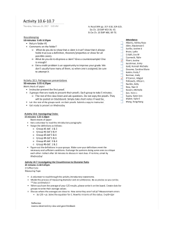 Activity 10.6-10.7
