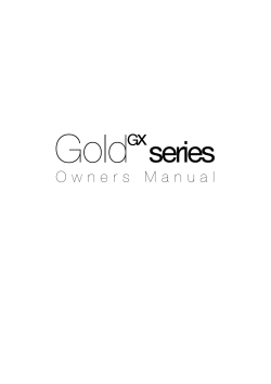 Gold GX Manual