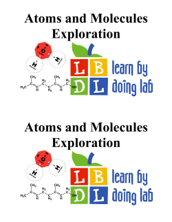 Atoms and Molecules Exploration Atoms and