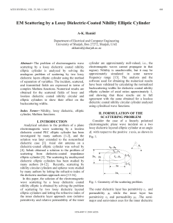 EM Scattering by a Lossy Dielectric