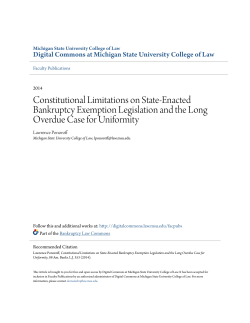 Constitutional Limitations on State