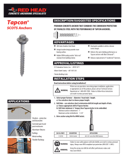 Tapcon - ITW Red Head