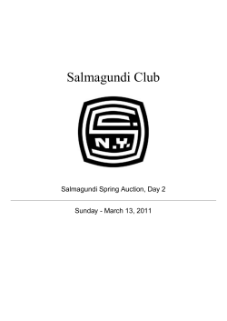 PDF - Salmagundi Club