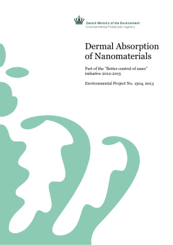 Dermal Absorption of Nanomaterials