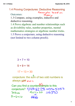 Ch 1.4 Notes