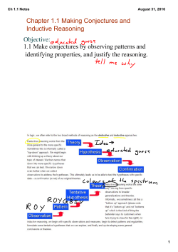 Ch 1.1 Notes