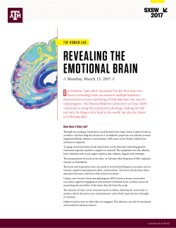 The Human Lab: Revealing the Emotional Brain