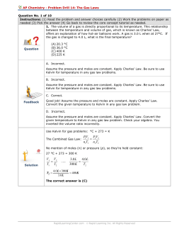 Problem Solving Drill - Rapid Learning Center