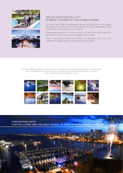 CONVENTION SAYS CAPITAL CITIES ARE THE ONLY PLACE TO