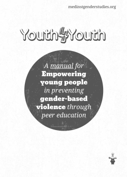 A manual for Empowering young people in preventing gender