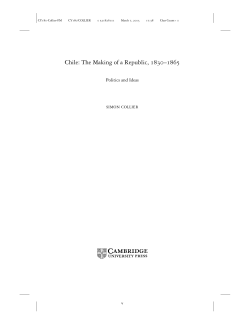 Chile: The Making of a Republic, 1830&ndash;1865 - Assets