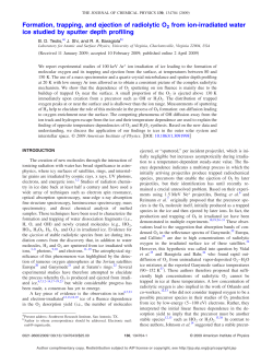 Teolis O2 from ice J.. - University of Virginia