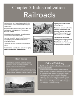 Railroads - thshistory